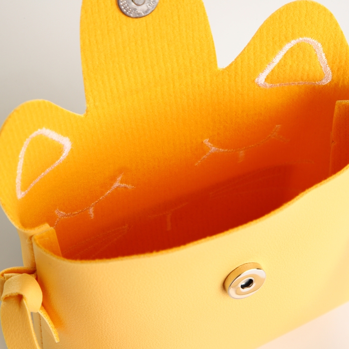 Сумка детская для девочки на магните, цвет жёлтый Сумка детская для девочки на магните, цвет жёлтый