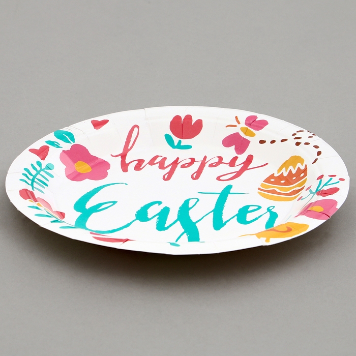 Тарелки бумажные «Пасха», 6 шт Тарелки бумажные «Пасха», 6 шт