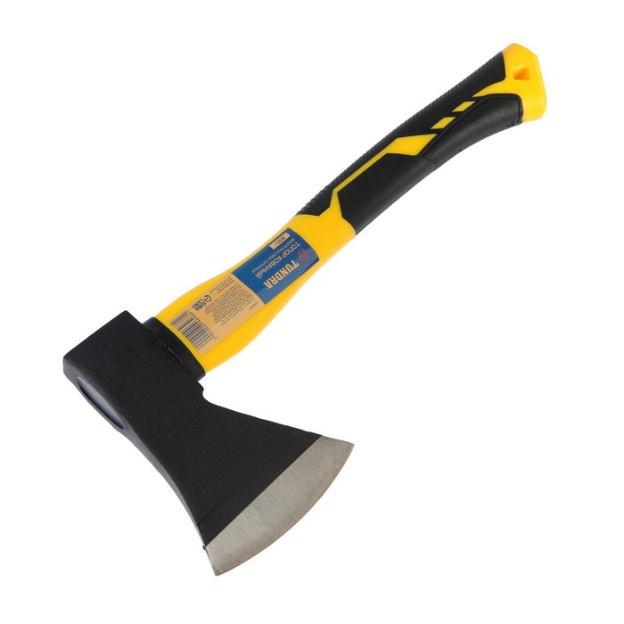 Топор кованый ТУНДРА, фиберглассовое 3К топорище 38 см, 800 г Топор кованый ТУНДРА, фиберглассовое 3К топорище 38 см, 800 г