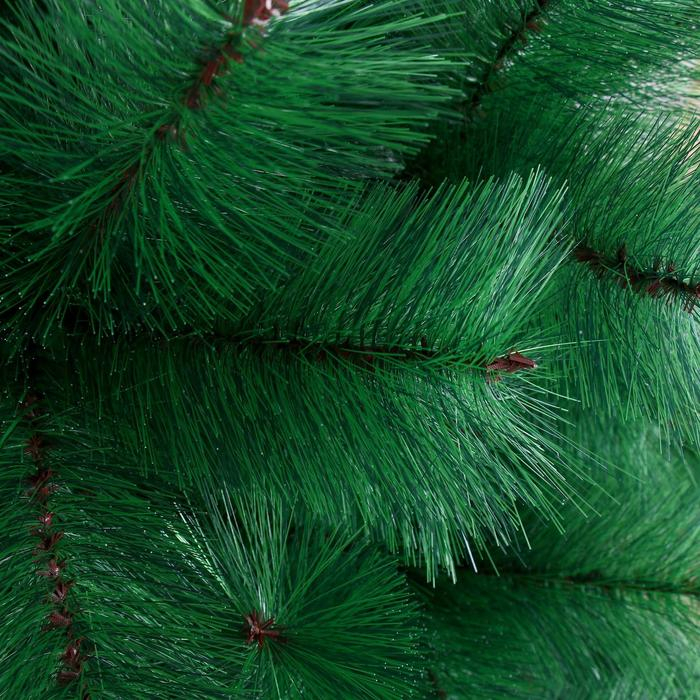 Кедр Кедр "Зелёный" металл подставка, 210 см d нижнего яруса 120 см d иголок 10 см 373 ветки