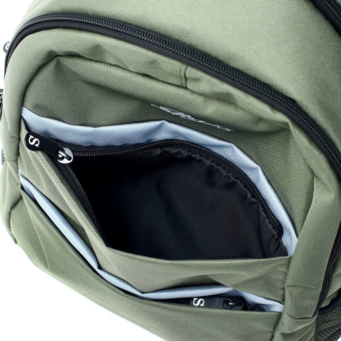 Рюкзак молодёжный, 46 х 33 х 16 см, эргономичная спинка, с вышивкой, Stavia, хаки, светло-серый Рюкзак молодёжный, 46 х 33 х 16 см, эргономичная спинка, с вышивкой, Stavia, хаки, светло-серый