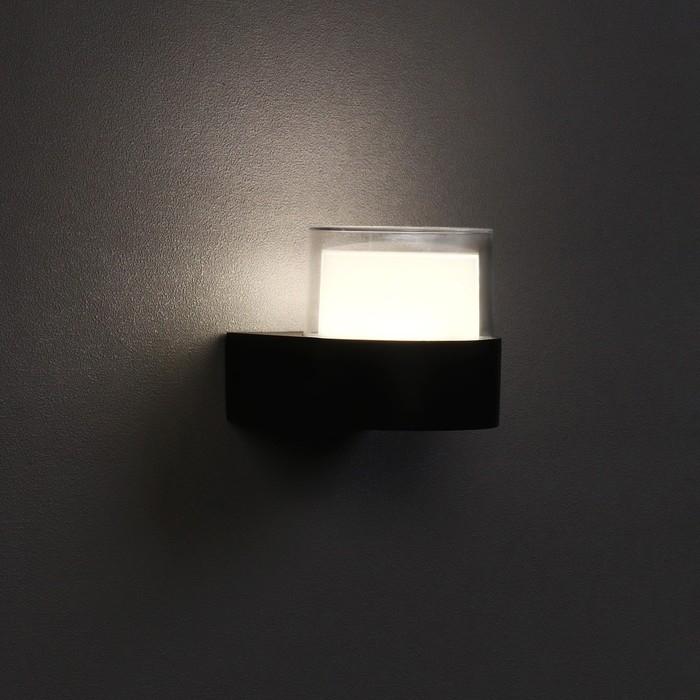 Светильник фасадный «Гранд», FSD-039, 5 Вт, 4000К, IP65, 220 В, пластик, черный