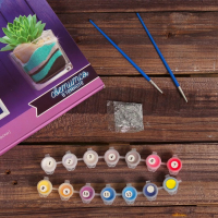 Лунная роспись по номерам без подрамника "Единорог", 30 х 40 см Лунная роспись по номерам без подрамника "Единорог", 30 х 40 см