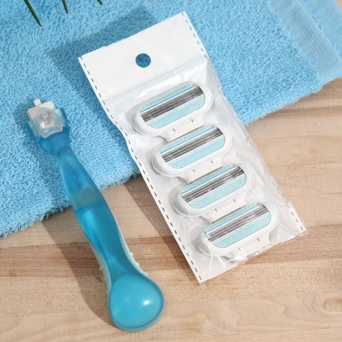 Станок бритвенный, 4 сменных кассеты, совместимы с Venus Станок бритвенный, 4 сменных кассеты, совместимы с Venus