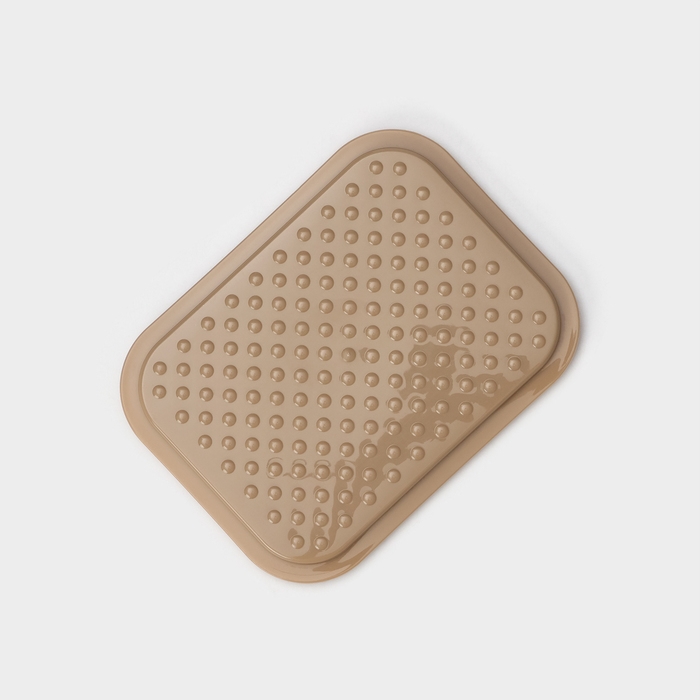 Маслёнка двухсторонняя, 14.5×11×5.5 см, цвет шоколадный мокко Маслёнка двухсторонняя, 14.5×11×5.5 см, цвет шоколадный мокко