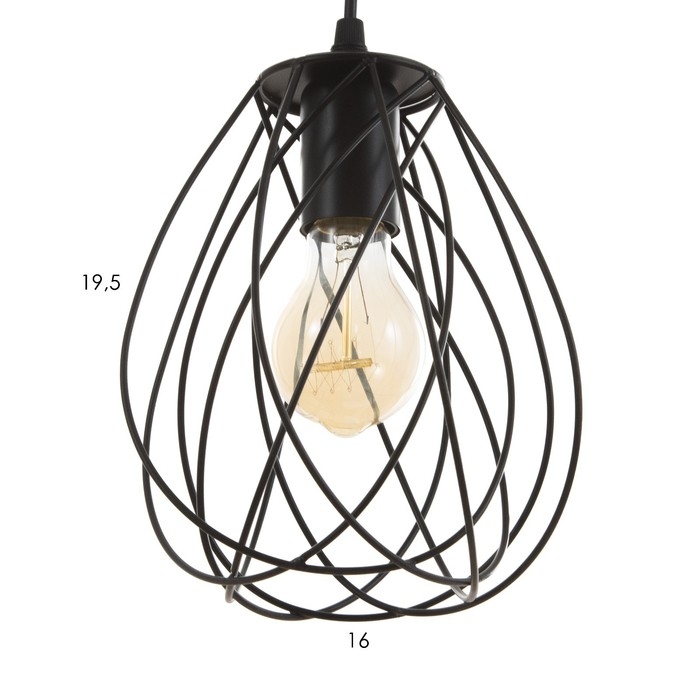 Светильник BayerLux Светильник BayerLux "Бигли" 3хЕ27 40Вт черный 35х35х20-120см