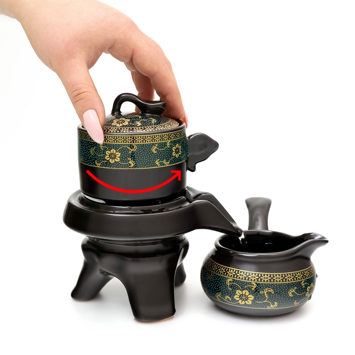 Набор для чайной церемонии 8 в 1, на 6 персон, пиала 65 мл, чайник 175 мл, гундаобэй 180 мл Набор для чайной церемонии 8 в 1, на 6 персон, пиала 65 мл, чайник 175 мл, гундаобэй 180 мл