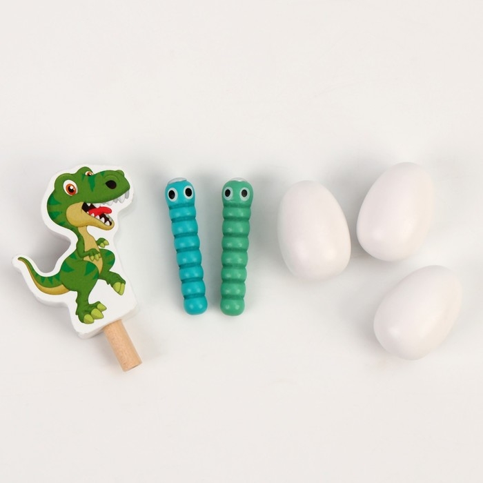 Логический центр 2 в 1 «Динозаврик и яички» 14,5 × 14,5 × 8 см