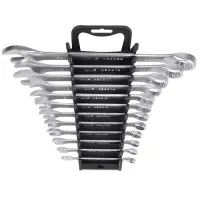 Набор ключей гаечных комбинированных на держателе (6-22 мм) (12 предметов) AVS K3N12P