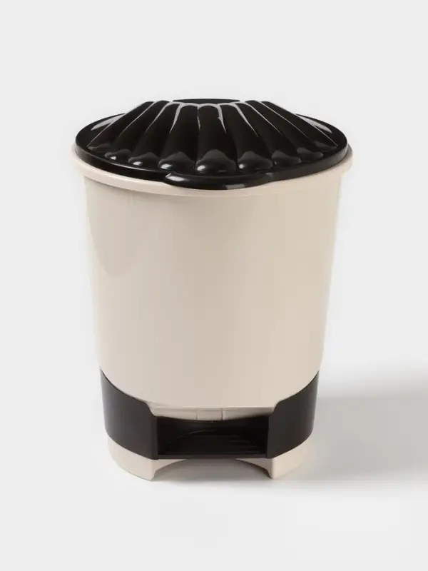 Ведро для мусора, 10 л, с педалью, МИКС