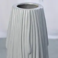 Ваза напольная &laquo;Ганс&raquo;, 58&times;13 см, керамика, серая