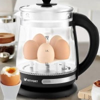 Чайник электрический стеклянный с подсветкой КТ-656 - 1.5 л