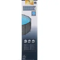 Бассейн каркасный Steel Pro Max, 457&times;122 см, круглый, цвет графит, 561PH Bestway