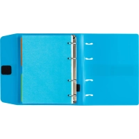 Бизнес-тетрадь со смен.блоком 120л,кл,А5, Голубой,пропилен. обл. налипучке