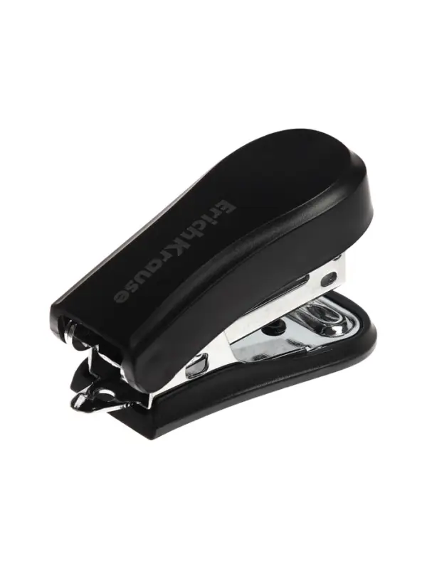 Степлер ErichKrause Clippy mini Classic, №24/6, 26/6, до 15 листов, чёрный