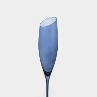 Бокал для шампанского Magistro &laquo;Иллюзия&raquo;, 160 мл, 5.5&times;27.5 см, стекло, синий