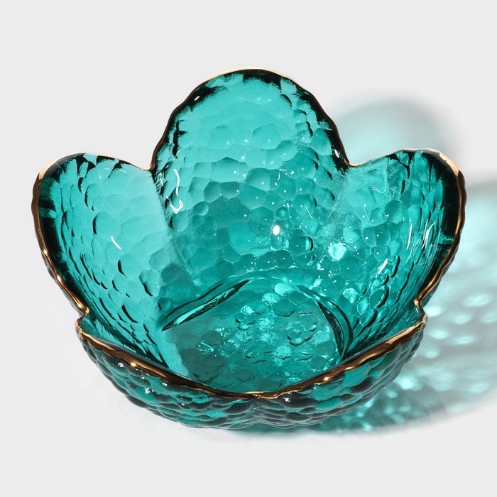 Миска стеклянная фигурная «Цветок», 60 мл, 9×4 см Миска стеклянная фигурная «Цветок», 60 мл, 9×4 см