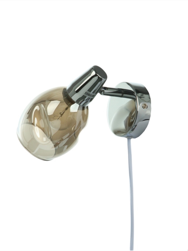 Спот "Аиша" 1хЕ14 40Вт хром 16х9х16 см