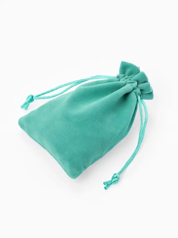 Набор мешочков бархатных 50 шт. &laquo;Классика&raquo;, 9&times;12 см, бирюзовый