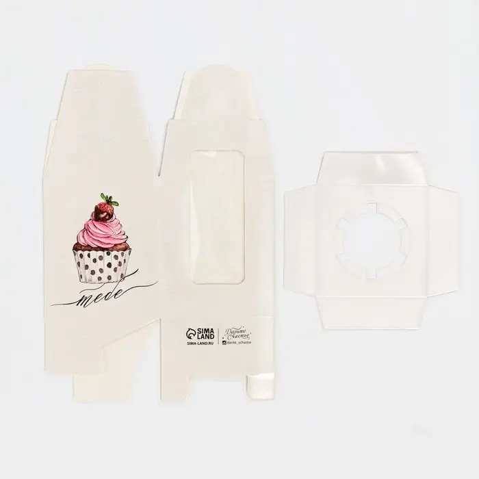 Коробка для капкейков, кондитерская упаковка, 1 ячейка «Тебе», 9 х 9 х 11 см Коробка для капкейков, кондитерская упаковка, 1 ячейка «Тебе», 9 х 9 х 11 см