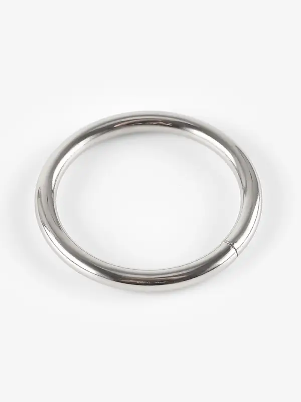 Кольцо для сумок, 10 шт., d=2.5/3.1 см, s=3.0 мм, цвет серебряный