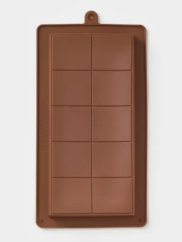 Форма для дубайского шоколада "Классика" 25,5x13,5x2,5 см, цвет коричневый