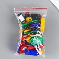 Набор брелоков для ключей 53мм, 50шт., ассорти Набор брелоков для ключей 53мм, 50шт., ассорти