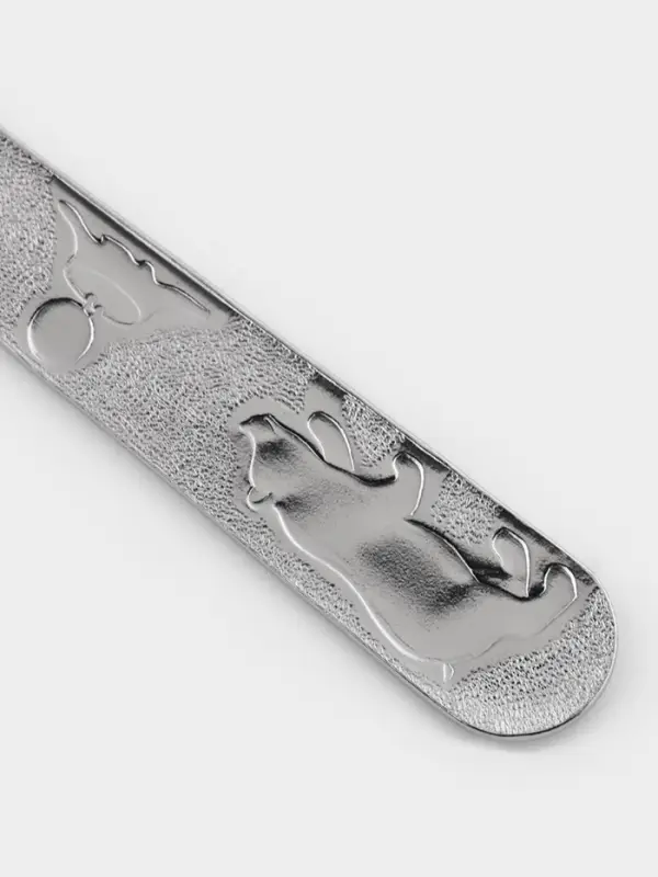 Нож детский столовый &laquo;Колобок&raquo;, h=17 см, толщина 1.5 мм, цвет серебряный