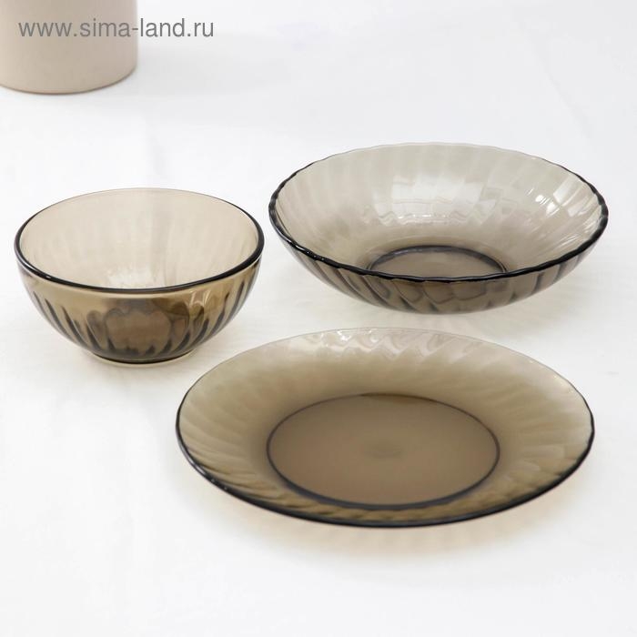 Набор столовый Elica, 30 предметов, цвет коричневый Набор столовый Elica, 30 предметов, цвет коричневый