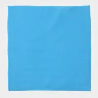 Салфетка для уборки Доляна, для стёкол и зеркал, 30&times;30 см, голубая