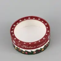 Коробка подарочная для макарун, с окном &laquo;Новогоднее настроение&raquo;, 16&times;16&times;5