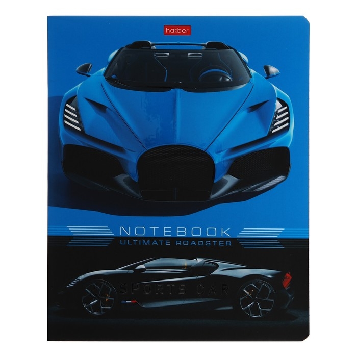 Тетрадь А5, 48 листов клетка В движении, обложка мелованный картон, матовая ламинация,3D лак, скругленые углы, блок 65 г/м2, 5 видов МИКС