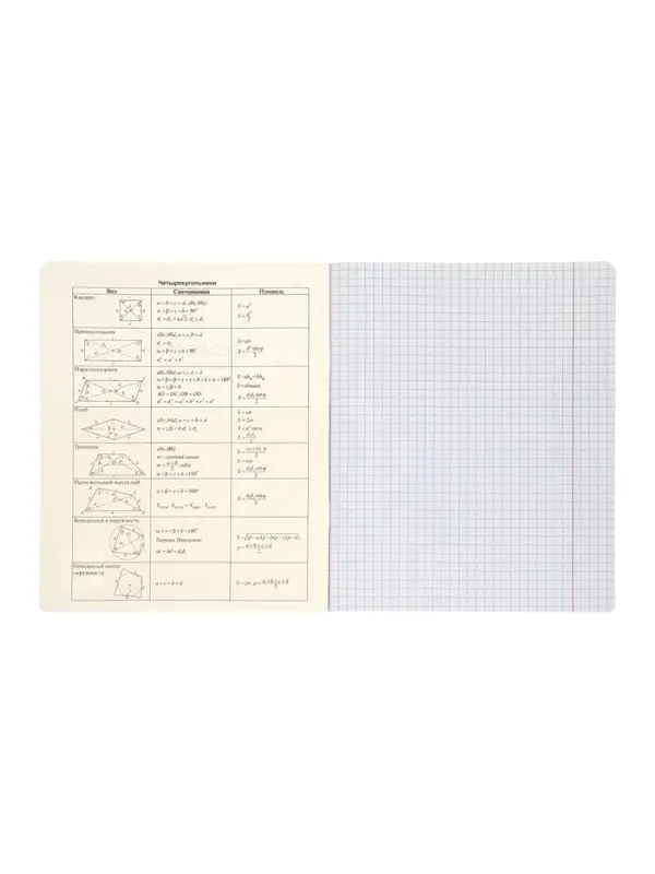 Комплект 12 предметных тетрадей 48 листов, справочная информация, 60гр, Новая коллекция