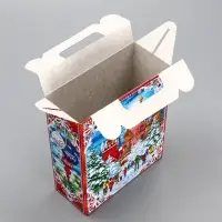Подарочная коробка новогодняя &laquo;Кремль&raquo;. для сладких подарков, 14&times;6&times;21 см