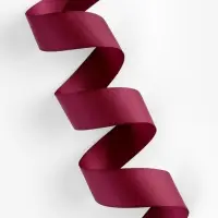 Лента репсовая, 40 мм, 23&plusmn;1 м, бордовая №80