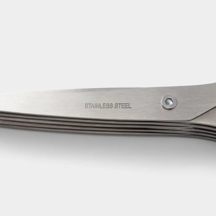 Ножницы кухонные для зелени Доляна &laquo;Кольца&raquo;, 19 см, голубые