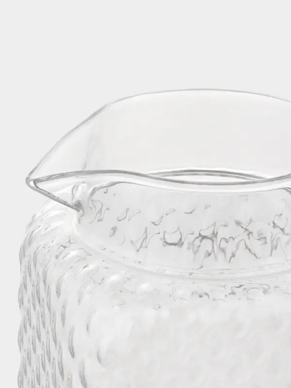 Кувшин BellaTenero &laquo;Эко&raquo;, 1.5 л, с бамбуковой крышкой, стекло, прозрачный