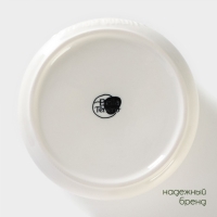 Банка фарфоровая для хранения сыпучих продуктов BellaTenero, 500 мл, 13&times;7 см, цвет белый