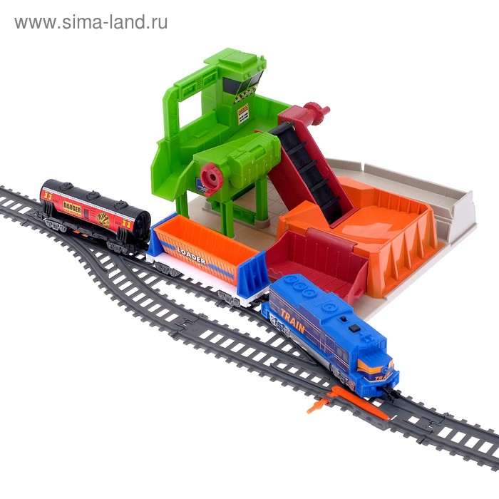 Железная дорога &laquo;Каменоломня&raquo;, работает от батареек