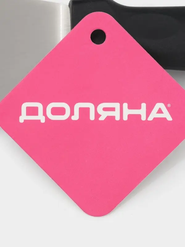 Лопатка перфорированная Доляна, 30.5&times;7.2 см, нержавеющая сталь, чёрная