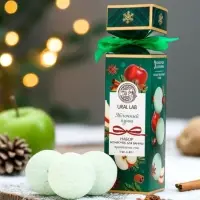 Бомбочки для ванны с ароматом яблочного пунша, 3&times;40 г, URAL LAB