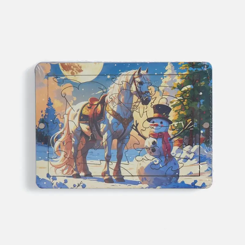 Деревянный пазл с крышкой PuzzleBox на заказ Деревянный пазл с крышкой PuzzleBox на заказ