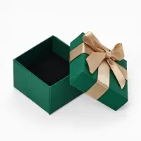 Набор коробочек подарочных 6 шт. под серьги/кольцо &laquo;Грин&raquo; 5&times;5&times;3, цвет зелёный (10319901)