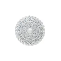 Держатель для штор CAPPIO KS030, d=95 мм, цвет серебро, 2 шт.
