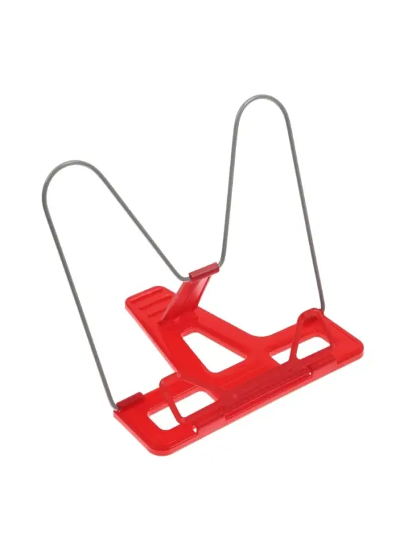 Подставка для книг «Отличный выбор», с пластиковым упором, эконом, красная Подставка для книг «Отличный выбор», с пластиковым упором, эконом, красная