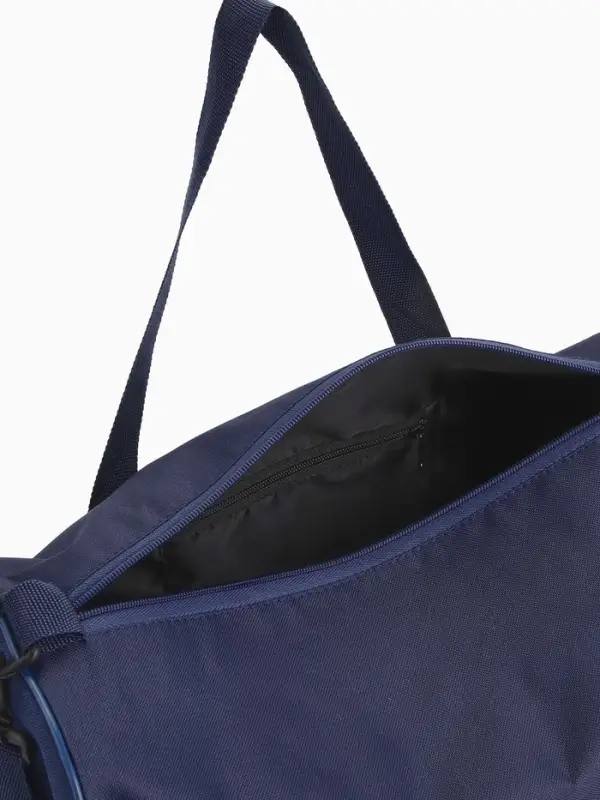 Сумка спортивная на молнии TEXTURA, с подкладкой, длинный ремень, маленький размер, синяя