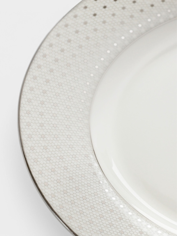 Тарелки WY Eternal, d=20.5 см, набор 2 шт., фарфор, белые