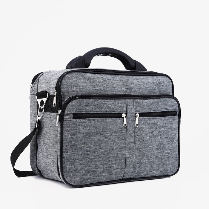 Сумка мужская «ЗФТС», цвет серый Сумка мужская «ЗФТС», цвет серый