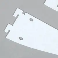 Кронштейн-полкодержатель для стеллажа, 32.5&times;8.5 см, для полки с перфорацией, белый