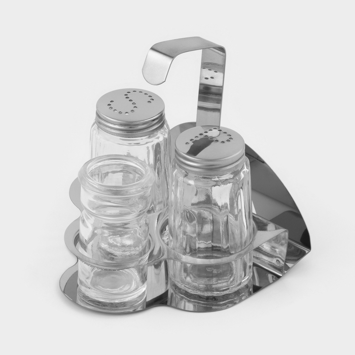 Набор для специй на подставке, 8 предметов: 2 солонки, 2 перечницы, 2 салфетницы, 2 ёмкости для зубочисток Набор для специй на подставке, 8 предметов: 2 солонки, 2 перечницы, 2 салфетницы, 2 ёмкости для зубочисток